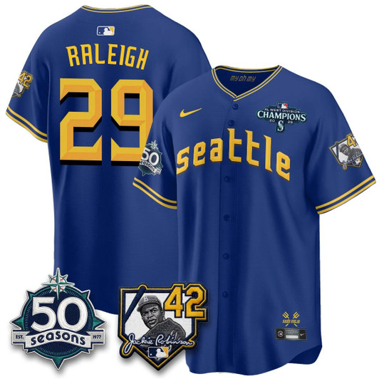 Jackie Robinson #42 Seattle Mariners New Era Men 2026 Sti Vapor Limited Jersey