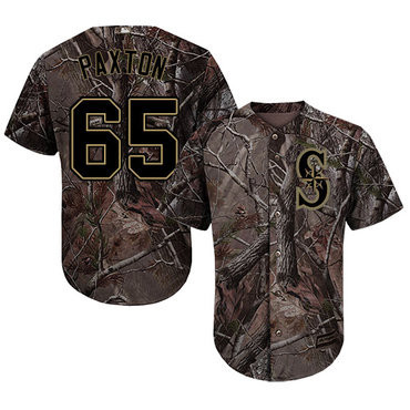 James Paxton #65 Seattle Mariners Realtree Limited Cool Base Jersey - Camo