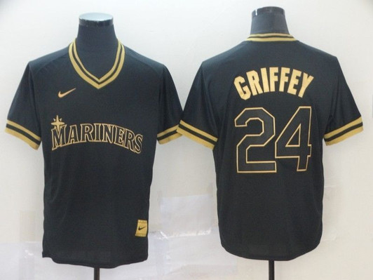 Ken Griffey Jr #24 Seattle Mariners 2020 Dark Limited Jersey - Blue