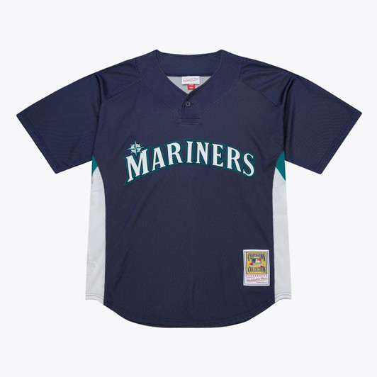 Ken Griffey Jr. #24 Seattle Mariners 2010 Authentic Batting Practice Jersey - Navy