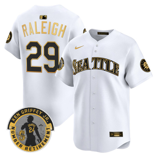 Ken Griffey Jr. #24 Seattle Mariners Men'S 2025 Patch Vapor Premier Limited Jersey
