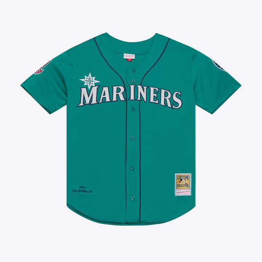 Ken Griffey Jr. #24 Seattle Mariners Mitchell & Ness 1995 Authentic Player Jersey - Teal