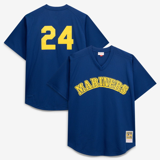 Ken Griffey Jr. #24 Seattle Mariners Mitchell & Ness Men'S Big & Tall Cooperstown Mesh Limited Batting Practice Jersey - Royal