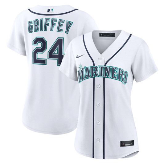 Ken Griffey Jr. #24 Seattle Mariners Nike Women'S Home Limited Jersey - White