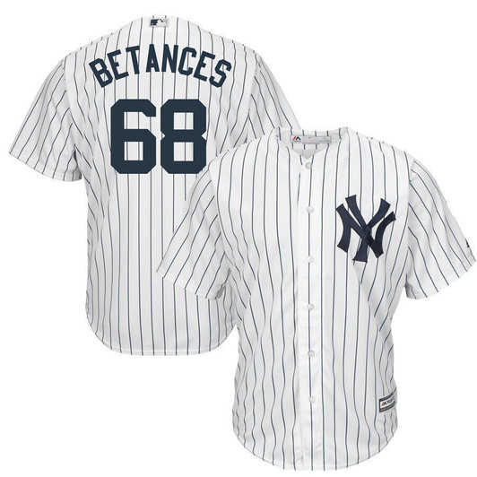 Dellin Betances New York Yankees Majestic Cool Base Player Jersey Jersey White 2021
