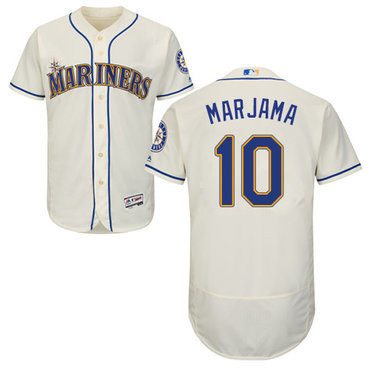 Mike Marjama #10 Seattle Mariners Flexbase Authentic Baseball Jersey - Cream