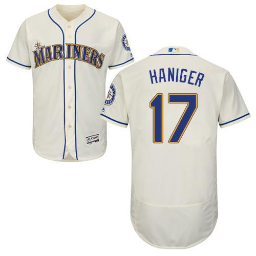 Mitch Haniger #17 Seattle Mariners Flexbase Authentic Baseball Jersey - Cream