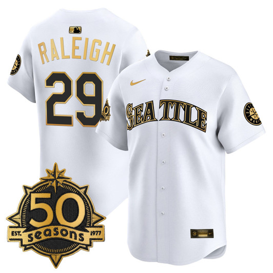 Seattle Mariners #50 Men'S Seasons Patch Vapor Premier Limited Jersey