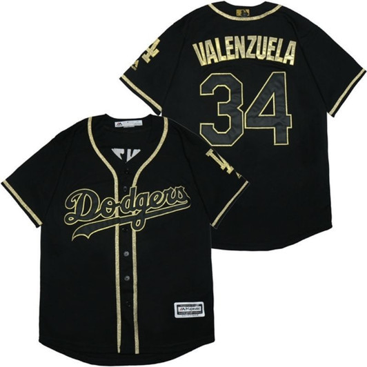 Los Angeles Dodgers Fernando Valenzuela34 2021 Mlb Black Jersey Jersey