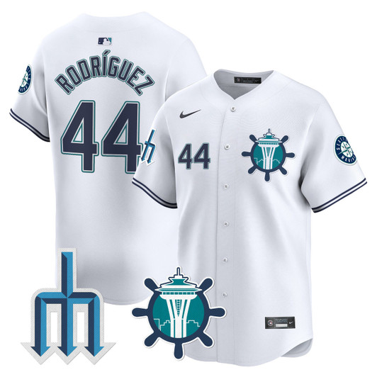 Seattle Mariners Men'S Trident Patch Vapor Premier Limited Jersey