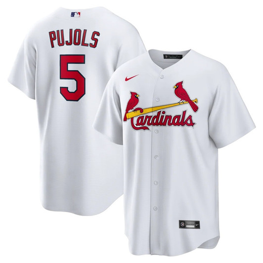 Albert Pujols #5 St. Louis Cardinals Home Limited Retired Player Jersey - White
