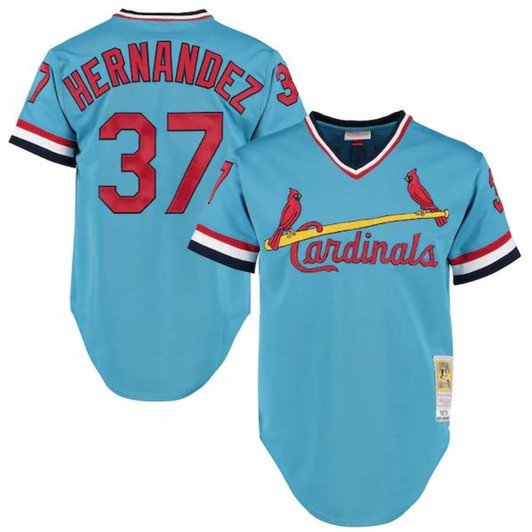 Keith Hernandez #17 St. Louis Cardinals 1979 Throwback Pullover Limited Jersey - Blue