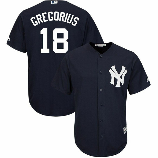 Didi Gregorius New York Yankees Majestic Official Cool Base Player Jersey Navy 2019 Model A26790