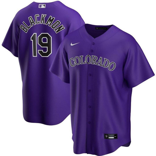Charlie Blackmon Colorado Rockies Alternate 2021 Replica Player Purple 3D Jersey