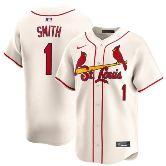Ozzie Smith #1 St. Louis Cardinals Alternate Limited Jersey - Cream
