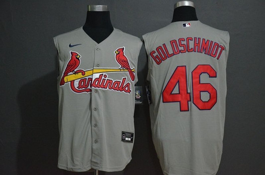 Paul Goldschmidt #46 St. Louis Cardinals 2020 Limited Jersey - Grey