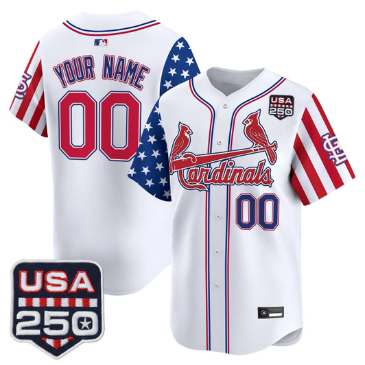 St. Louis Cardinals America Edition Vapor Premier Limited Custom Jersey