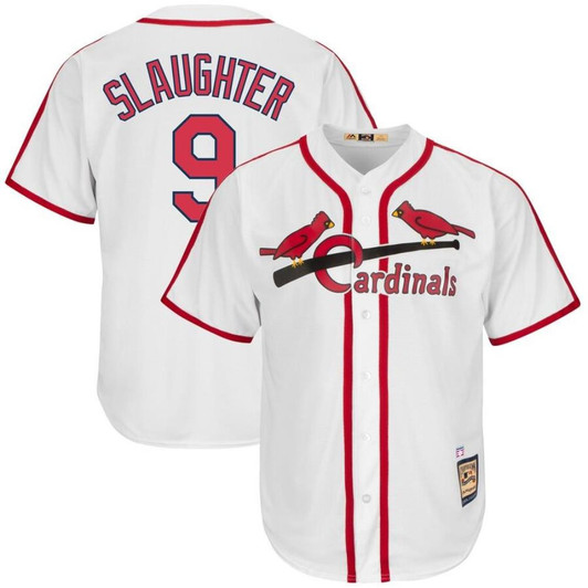 St. Louis Cardinals Enos Slaughter Limited Throwback Jersey - White