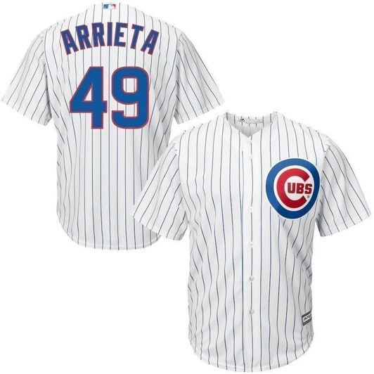 Jake Arrieta Chicago Cubs Baseball Player Jersey