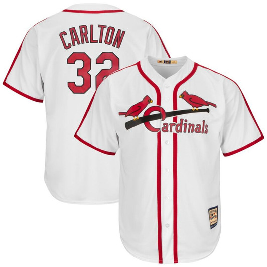 Steve Carlton St. Louis Cardinals Limited Throwback Jersey - White