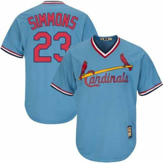 Ted Simmons St. Louis Cardinals Throwback Pullover Limited Jersey - Blue