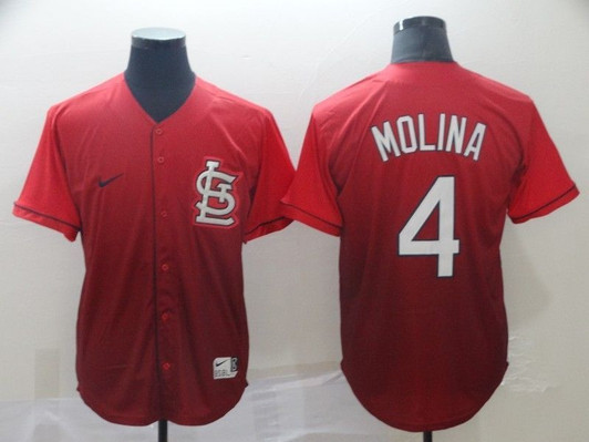 Yadier Molina #4 St. Louis Cardinals 2020 Gradient Limited Jersey - Red