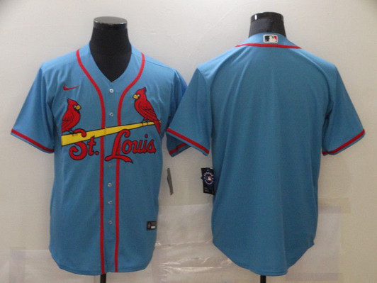 Stlouis Cardinals Nike Men Blank Game Jerseys Limited Jersey - Blue