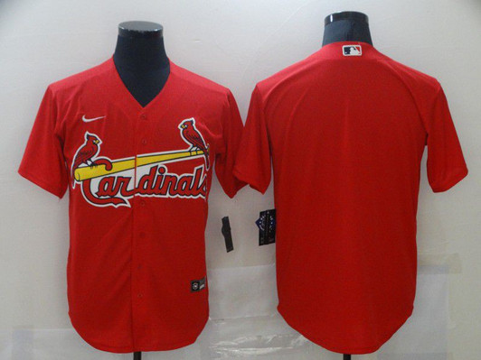 Stlouis Cardinals Nike Men Blank Game Jerseys Limited Jersey - Red