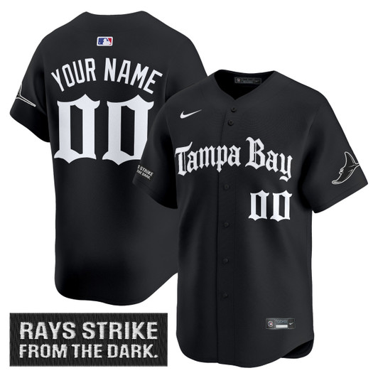 Gothic Deepwater Tampa Bay Rays Edition Vapor Premier Limited Custom Jersey
