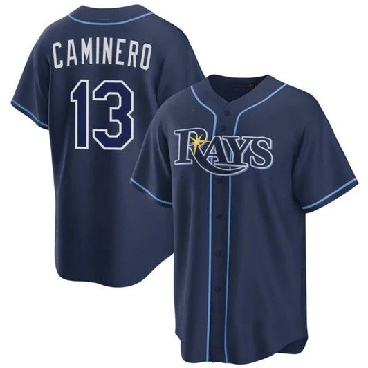 Junior Caminero #13 Tampa Bay Rays Limited Jersey - Navy