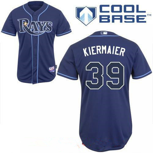 Kevin Kiermaier #39 Tampa Bay Rays Majestic Mens Alternate Limited Cool Base Jersey - Navy Blue