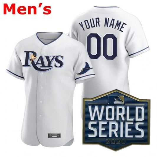 Tampa Bay Rays 2020 Custom Personalized Limited Custom Jersey - White