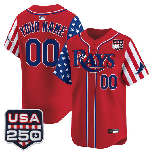 Tampa Bay Rays America Edition Vapor Premier Limited Custom Jersey