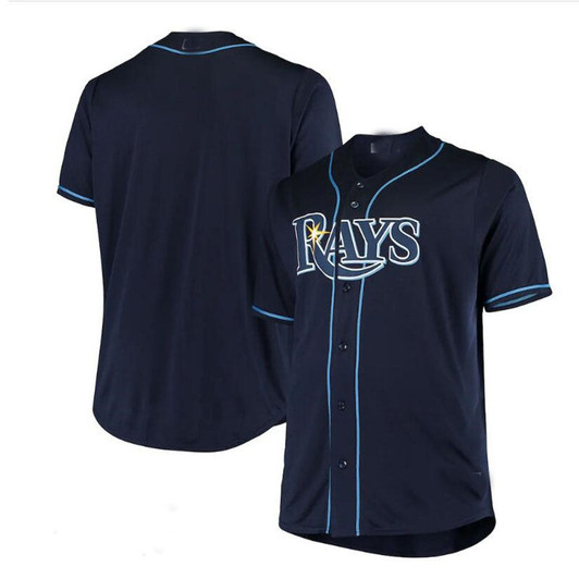 Tampa Bay Rays Big & Tall Limited Alternate Baseball Jerseys Team Jersey - Navy