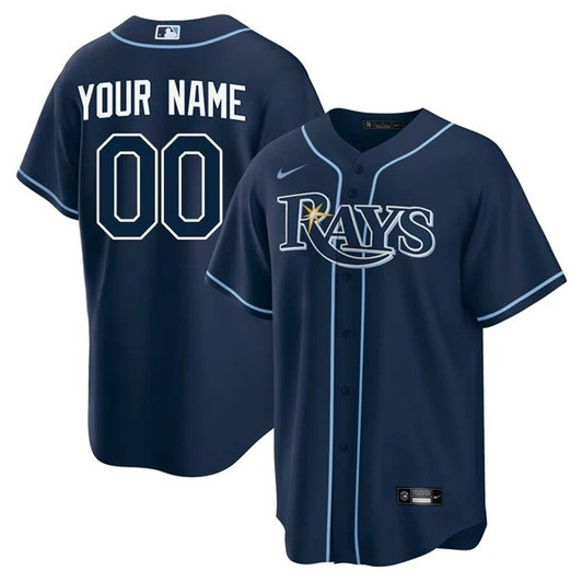 Tampa Bay Rays Custom Devil Rays Limited Jersey - Navy