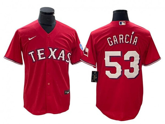 Adolis Garcia #53 Texas Rangers Limited Cool Base Jersey - Red