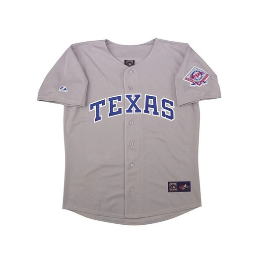 Arlington Patch Texas Rangers 1993 Cooperstown Road W Limited Jersey - Grey