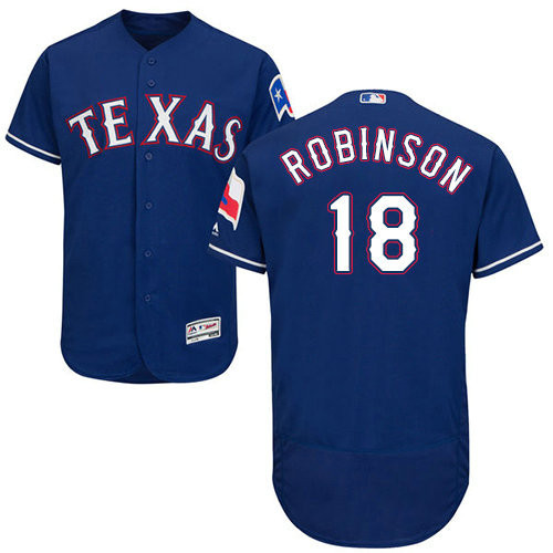 Drew Robinson #18 Texas Rangers Flexbase Authentic Baseball Jersey - Blue