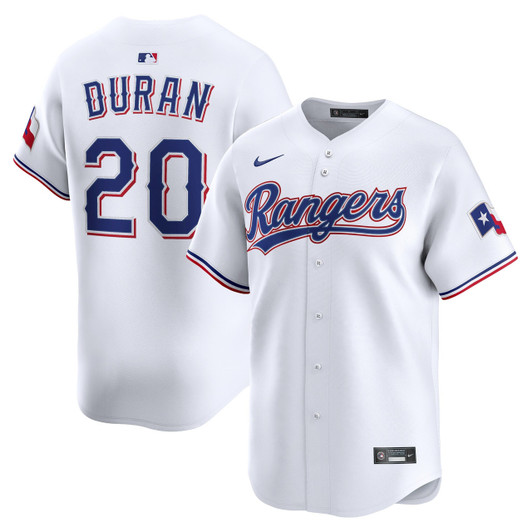 Ezequiel Duran Texas Rangers Nike Men'S Home Limited Player Jersey - White