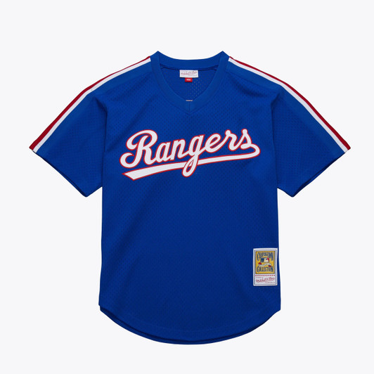 Ivan Rodriguez #7 Texas Rangers Authentic Batting Practice Jersey - Royal
