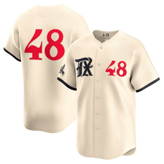 Jacob Degrom #48 Texas Rangers City Connect Base Limited Jersey - Cream