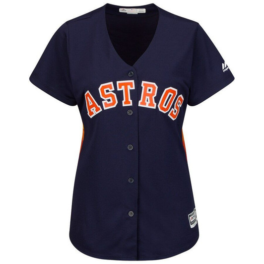 Carlos Correa Houston Astros Majestic Womens Alternate Cool Base Player Jersey Jersey Navy 2021