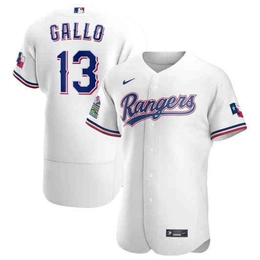 Joey Gallo #13 Texas Rangers 2020 Limited Jersey - White