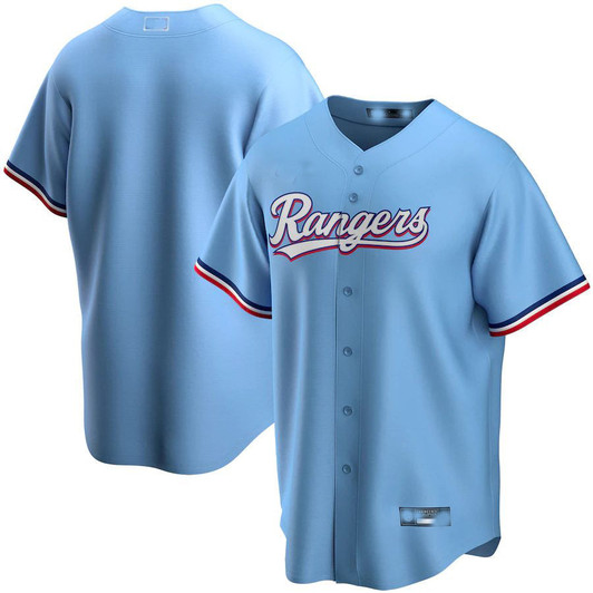 Light Blue #10 Texas Rangers Alternate Limited Baseball Jerseys Team Jersey