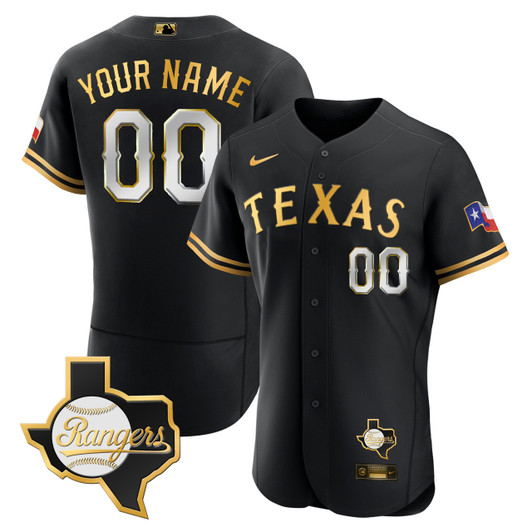 Texas Patch Texas Rangers 2023 Limited Flex Base Custom Jersey