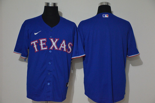 Texas Rangers Nike Mens Limited Blank Cool Base Jersey - Blue