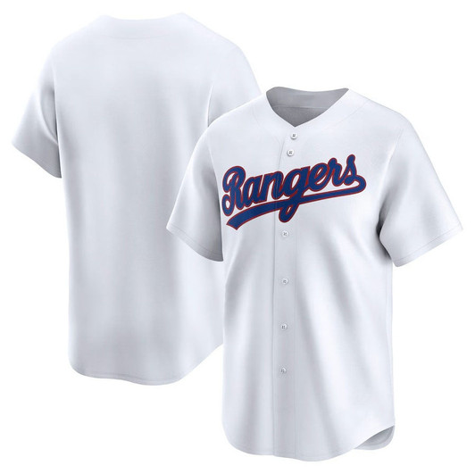 Texas Rangers Throwback Cooperstown Baseball J Limited Jersey - White