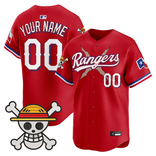 Texas Rangers X One Piece Vapor Premier Limited Custom Jersey