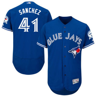 Aaron Sanchez #41 Toronto Blue Jays Majestic Mens 2016 Flexbase Limited Baseball Jersey - Royal Blue