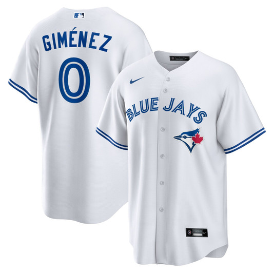 Andres Gimenez #0 Toronto Blue Jays Nike Men'S Home Limited Jersey - White